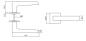 Preview: ProGriff TD- Edge auf Rosette– Edelstahl